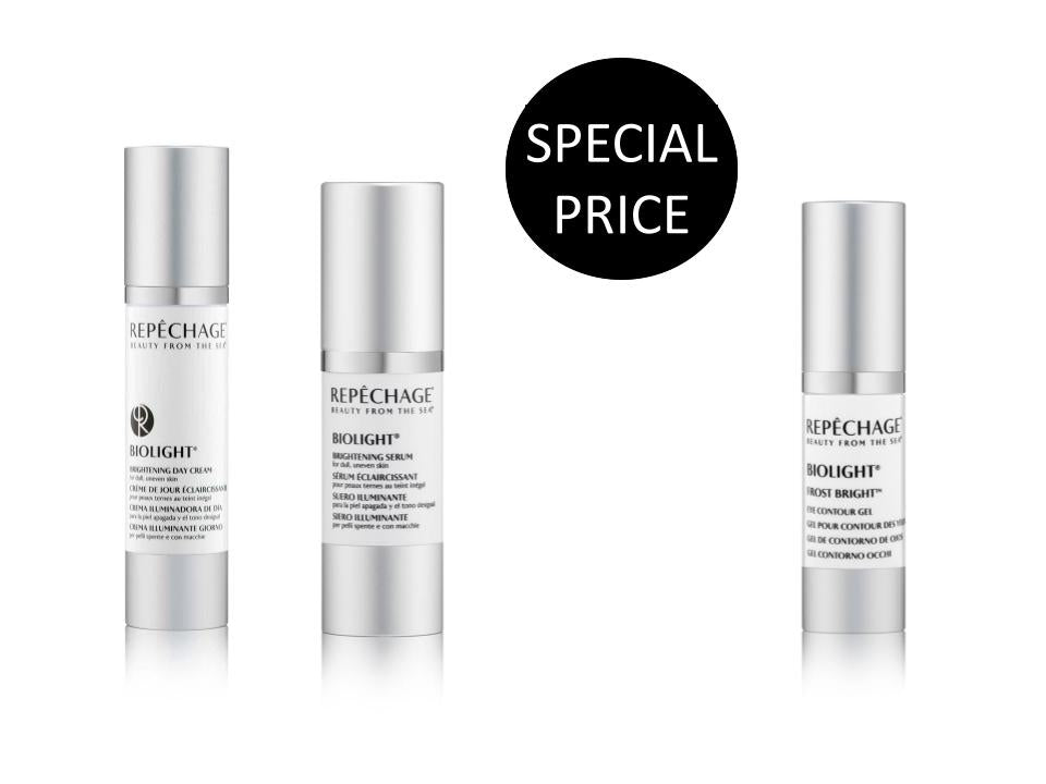 PROMO- Buy Biolight® Brightening Day Cream + Biolight® Brightening Serum & Get Biolight® Frost Bright Eye Contour Gel at Special Price