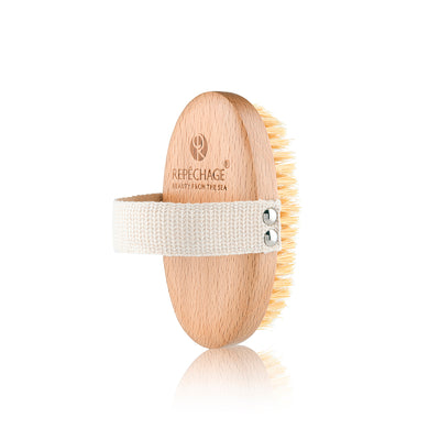 Dry Body Brush with exfoliating cactus bristle